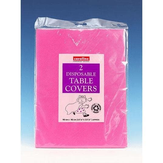 Caroline Disposable Table Cover Hot Pink
pk2 90cmx90cm