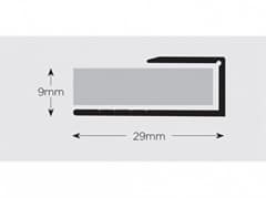 Laminate Square Edge Trim Gold 914mm