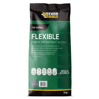 Everbuild 730 Universal Flexible Grout Anthracite 5kg.