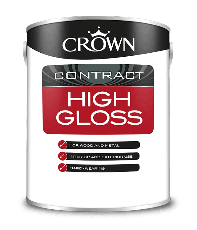 Crown High Gloss Brilliant White 1 Ltr.