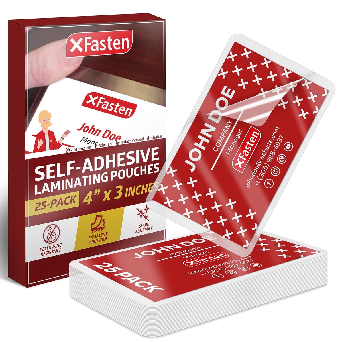 Texet Self Laminating Pouches for Cards & Photos