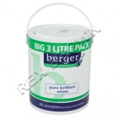 Berger Vinyl Matt Brilliant White 3Ltr