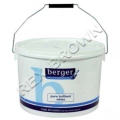 Berger Vinyl Matt Brilliant White 10Ltr