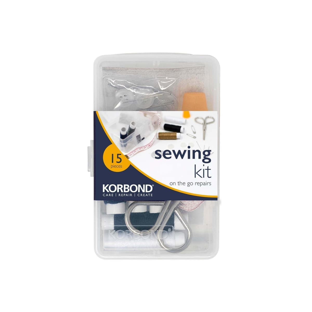 Korbond Sewing Kit (pvc Case) 15pcs
