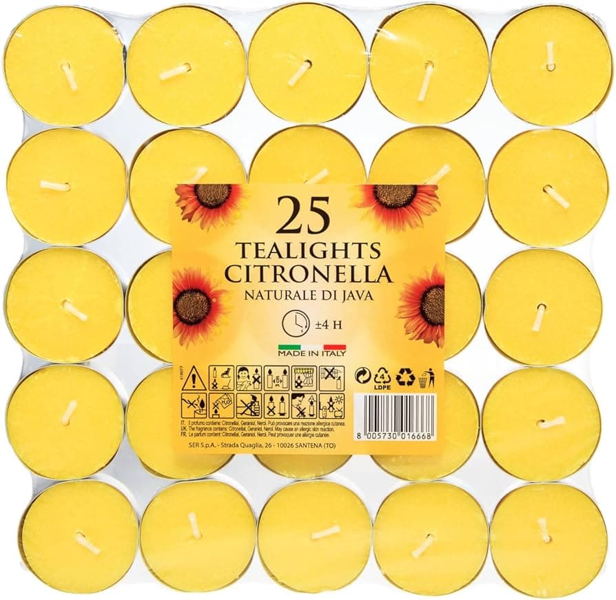 Prices Citronella Tealights Pk25