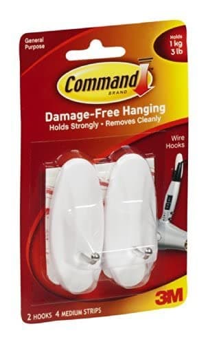 3M Command 2 Medium Wire Hooks (17068)