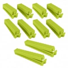 Set of 10 - Bag Clips 4x6cm 4x8cm 2x11cm