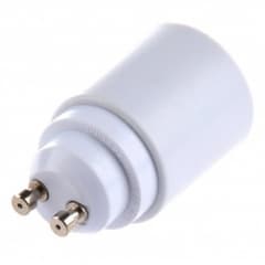 DA E27 GU10 White Adaptor