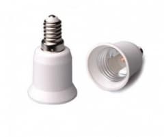 DA E14-E27 White Adaptor