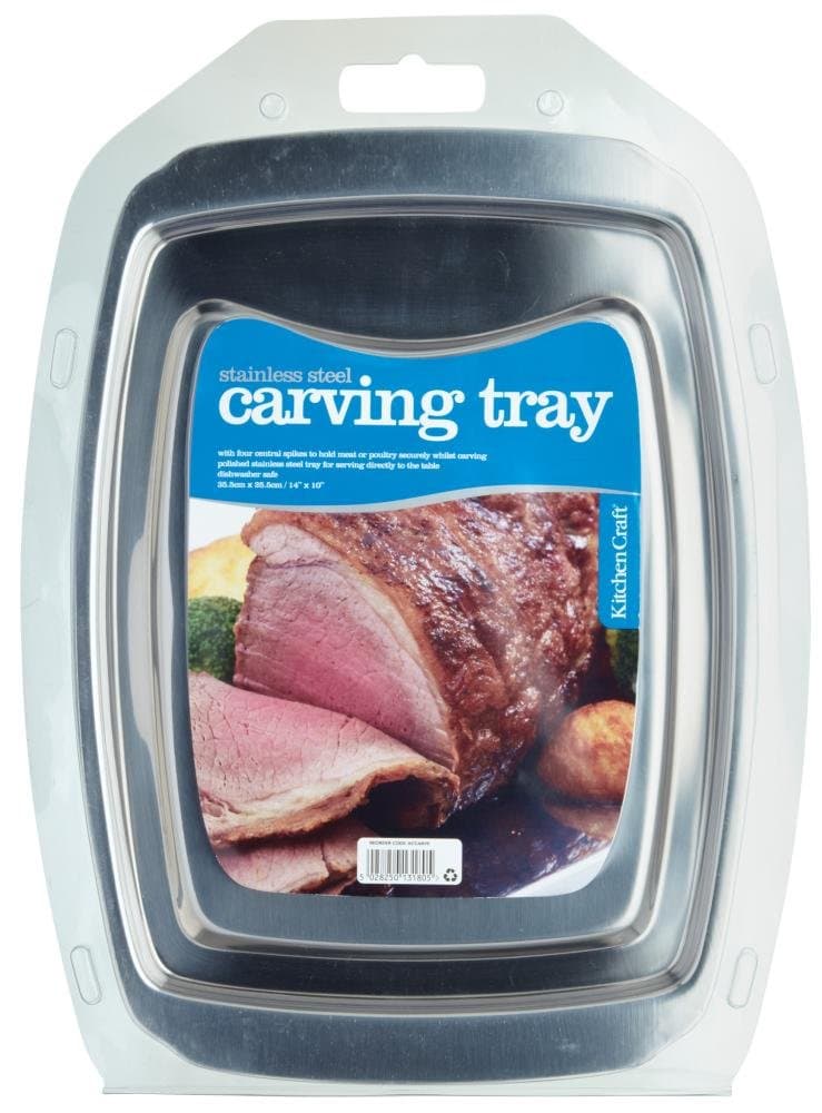 Kitchen Craft Spiked Meat Dish Stainless Steel