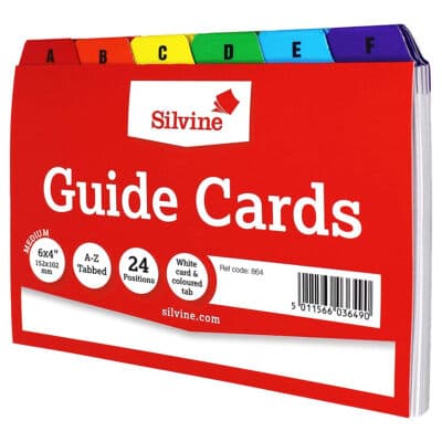 Silving 6x4 Guide Cards