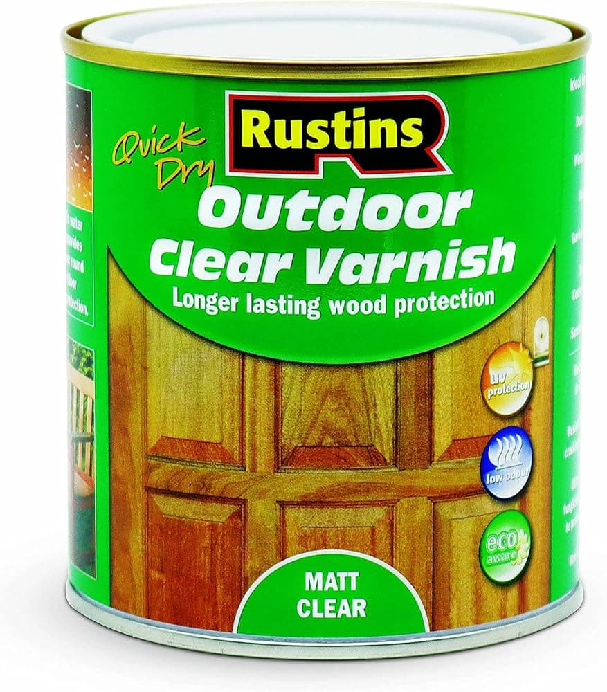 Rustin Outdoor Varnish Matt Clear 500ml