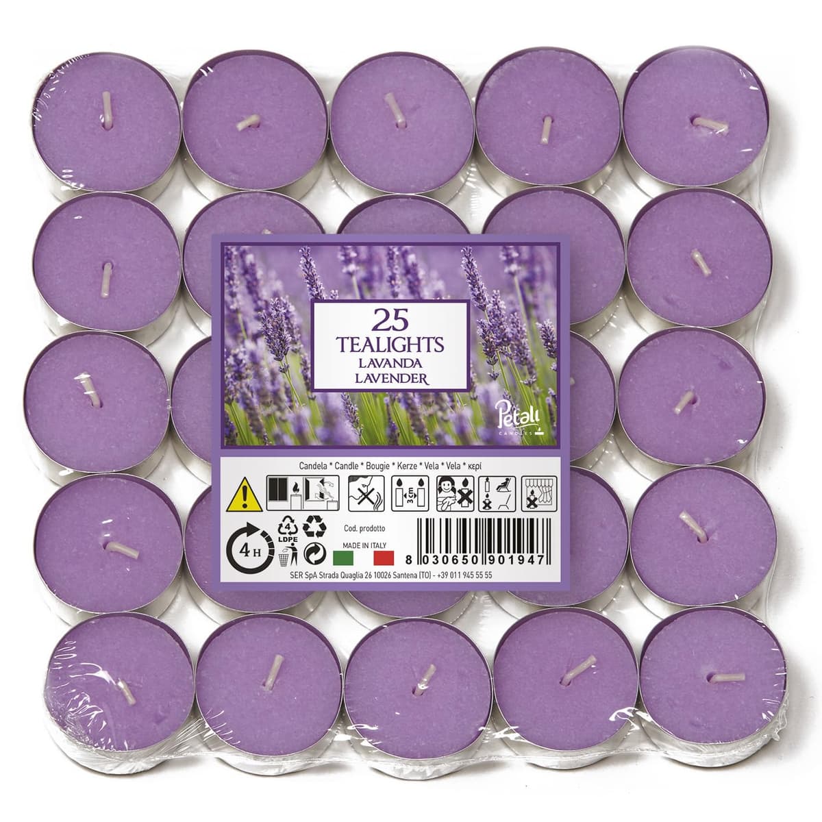 Aladino Lavender Tealights x25
