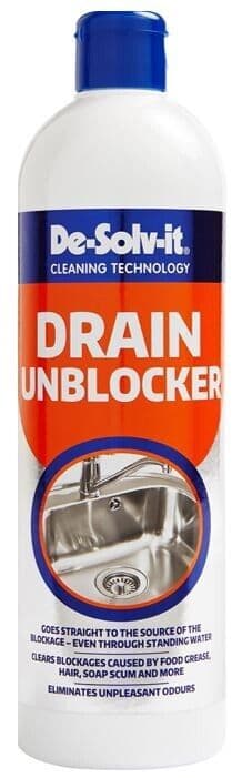 De- Solv-it Drain Unblocker & Sanitiser 500ml Bottle