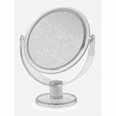 Blue Canyon Plastic Round Mirror Clear - Medium