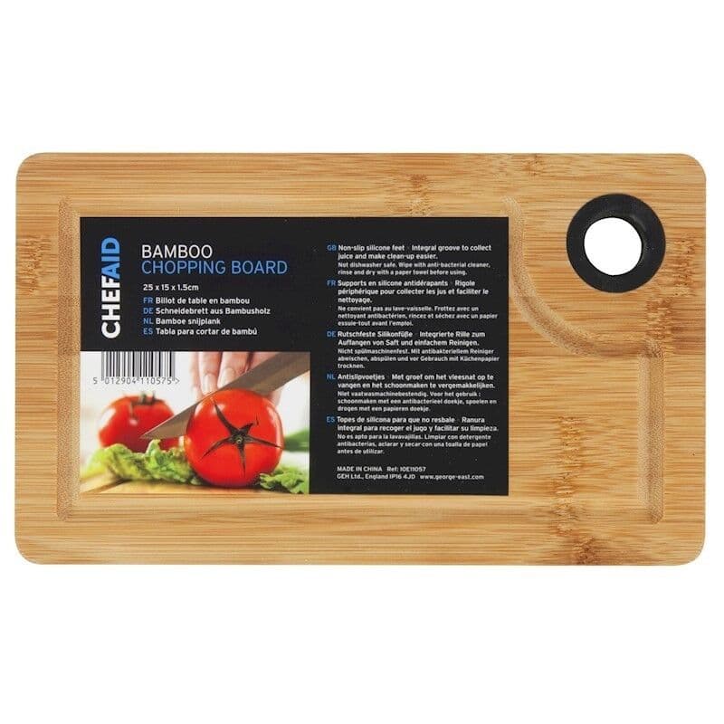 Chef Aid Bamboo Board 25 x 15 x 1.5cm