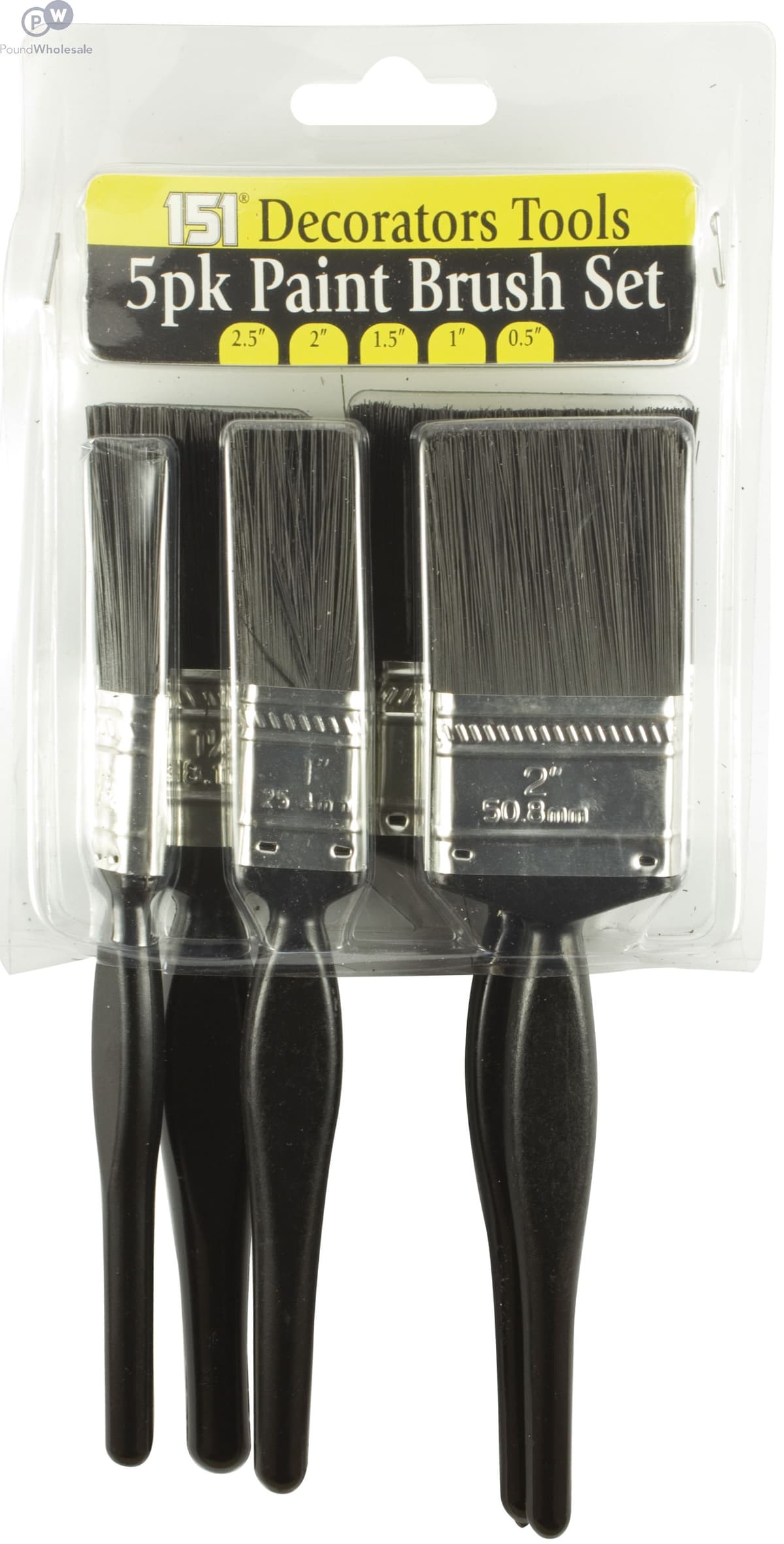 151 Pure Bristle Paintbrushes 5PC