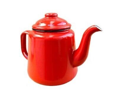 Falcon Enamel 14cm Teapot Red
