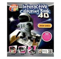 Pukka Fun Interactive Colouring Book Outer Space