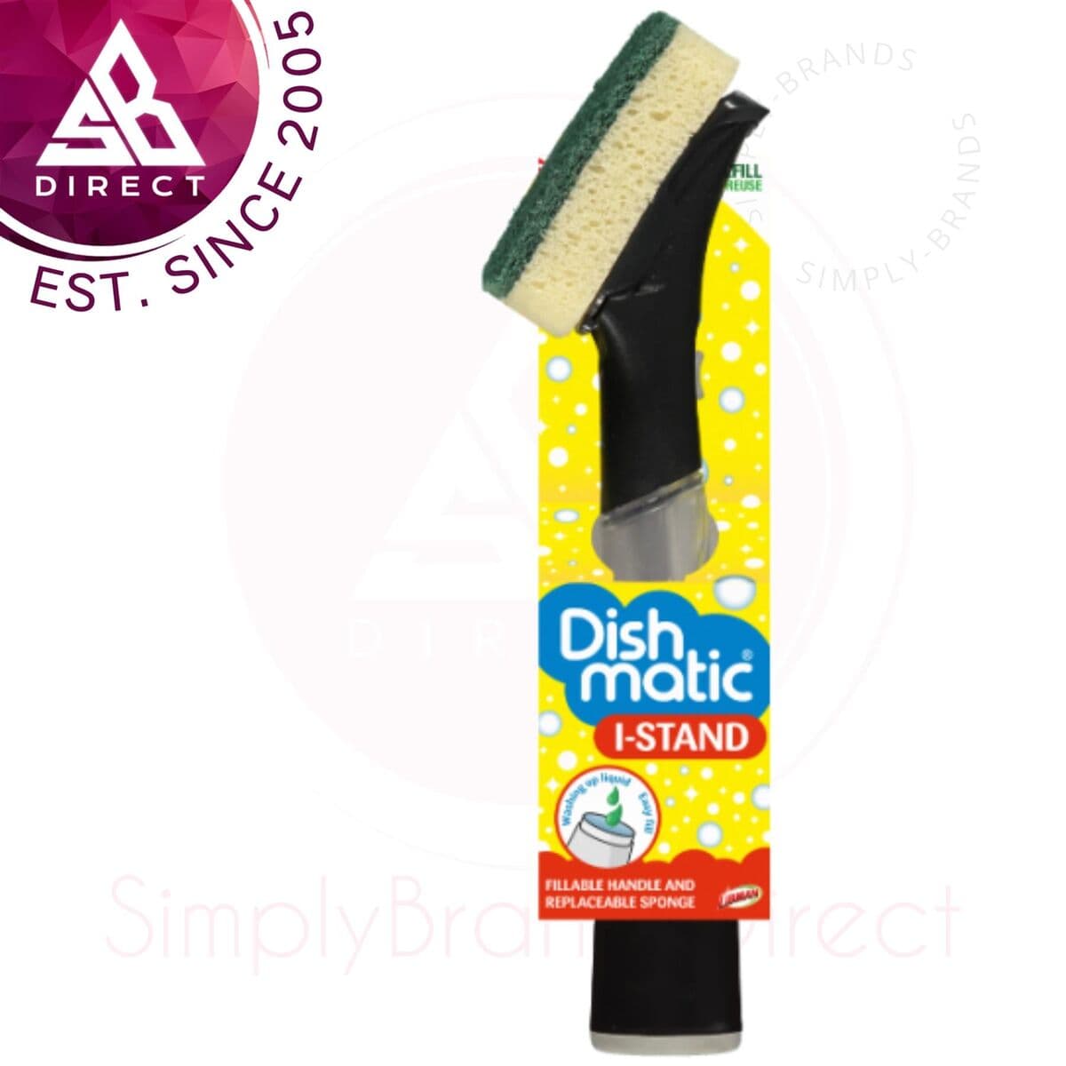 Dishmatic Sponge Fillable Handle Pro