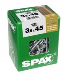 Spax Mdf T-star - Retail Packs -M MDF 3.5 X 045 Pk125