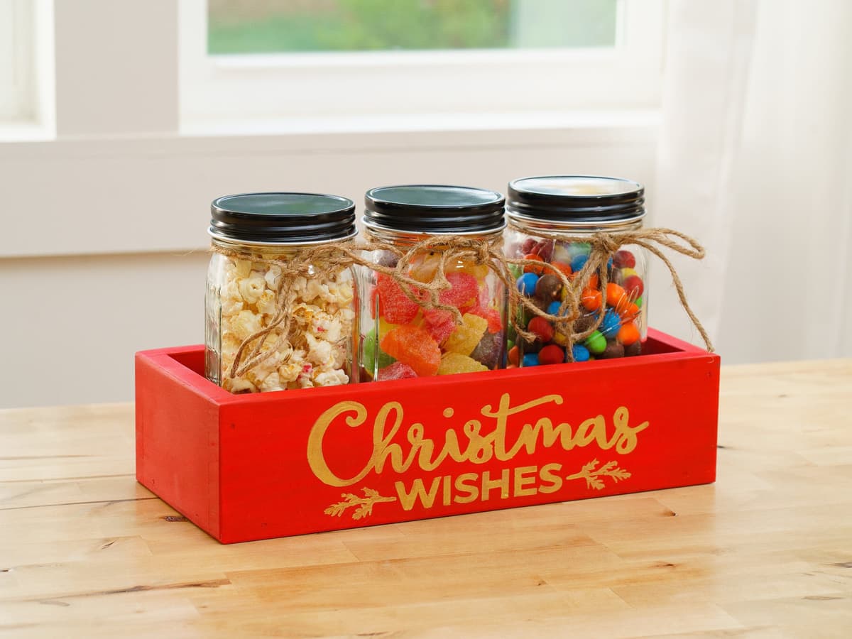 Kandy Toys Merry Christmas Make A Wish Jar In Display Box
