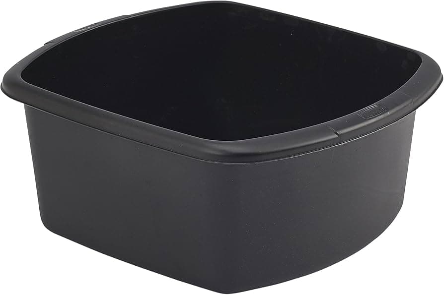 Whitefurze Small Rectangular Bowl Black