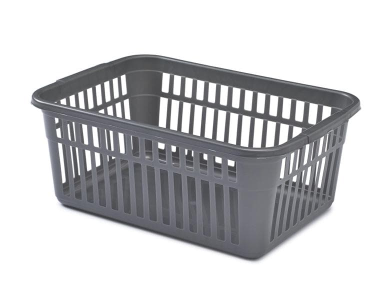 Whitefurze 45cm Handy Basket - Silver
