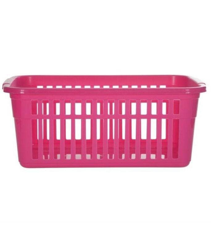 Whitefurze 45cm Handy Basket Hot Pink