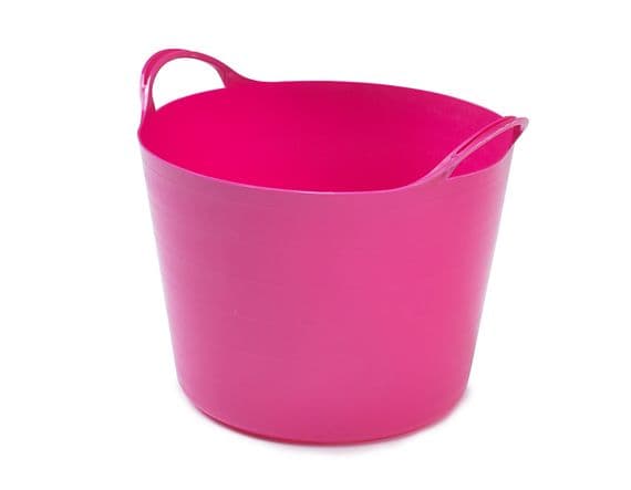 Whitefurze 14l Flexible Tub Pink