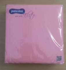 2 PLY CORAL PINK 40CM X 40CM PK50 NAPKINS