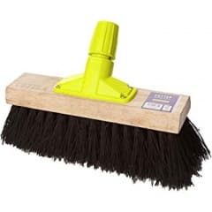 Cottam 12" Bass Yard Broom w Staff Hole