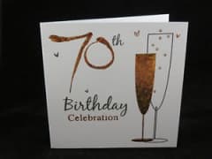 SE 70th Party Invitation Foil