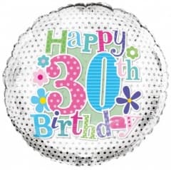 SE 30th Female Foil Balloons