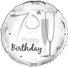 SE Age 70 Unisex Foil Balloons
