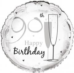 SE Age 90 Unisex Foil Balloons