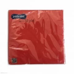 2 PLY RED 40CM X 40CM PK50 NAPKINS
