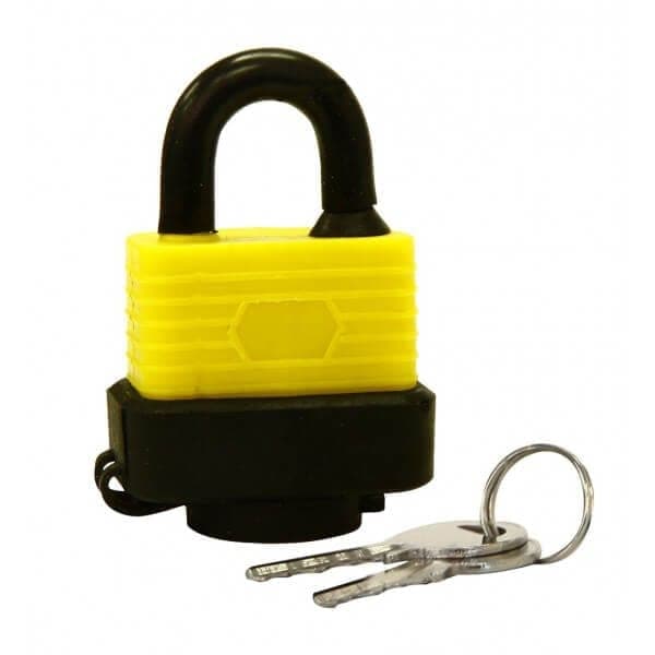 Rolson 30mm Weatherproof Padlock, 2 Keys 66511