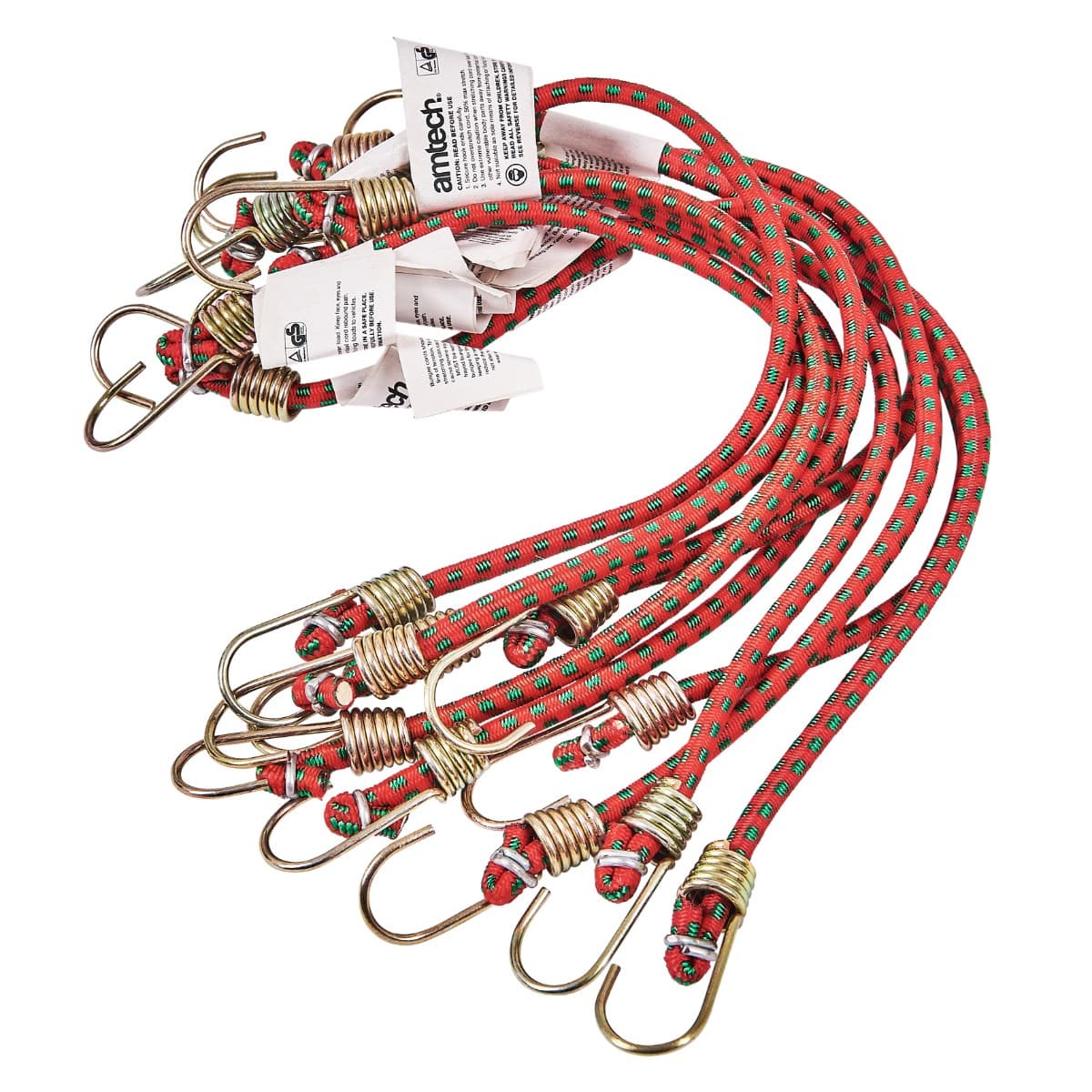 Am-tech 10pc 10" MINI BUNGEE CORDS S0647