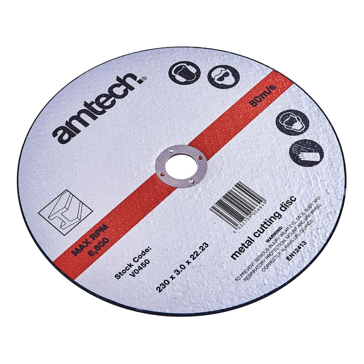 Am-Tech 230mm METAL CUTTING DISC V0450