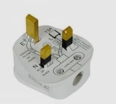 13amp 3 Pin Plug White