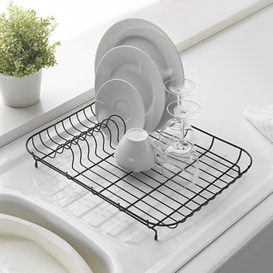 Thumbs-Up Signature Dish Drainer Volcanic Ash