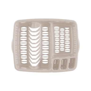 Thumbs-Up Signature Dish Drainer Bowl Taupe