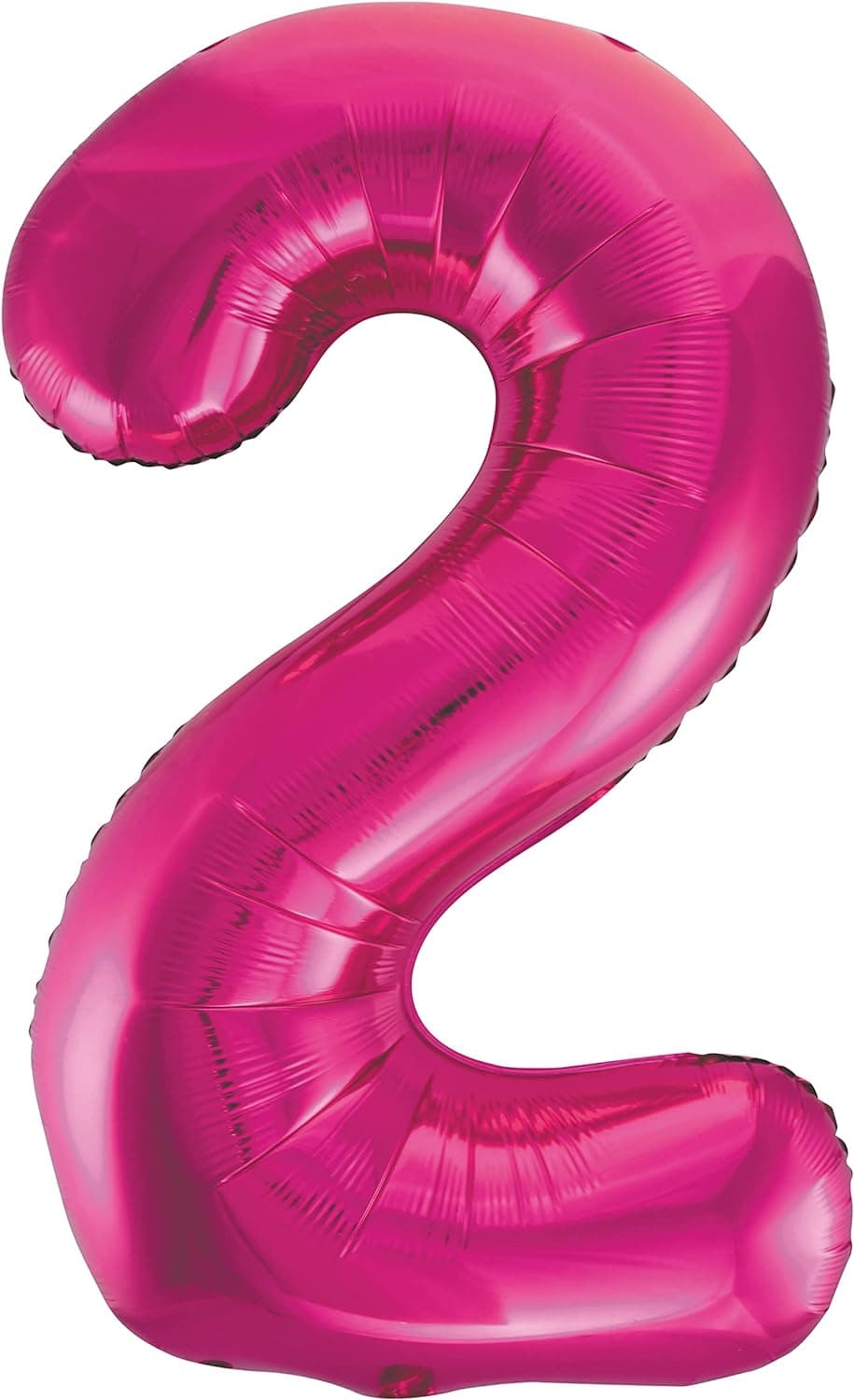 Unique Party 34"pkg Pink Glitz Foil Blln-2