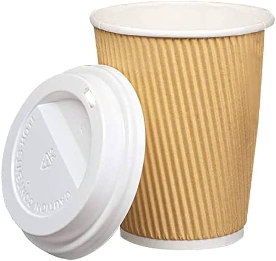 ZM 8pk Insulated Hot Cups With Sip