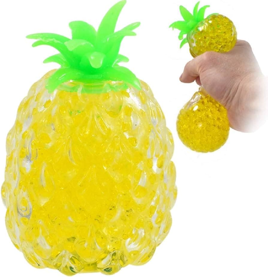 Kandy Toys Squishy Bead Pineapple In Display