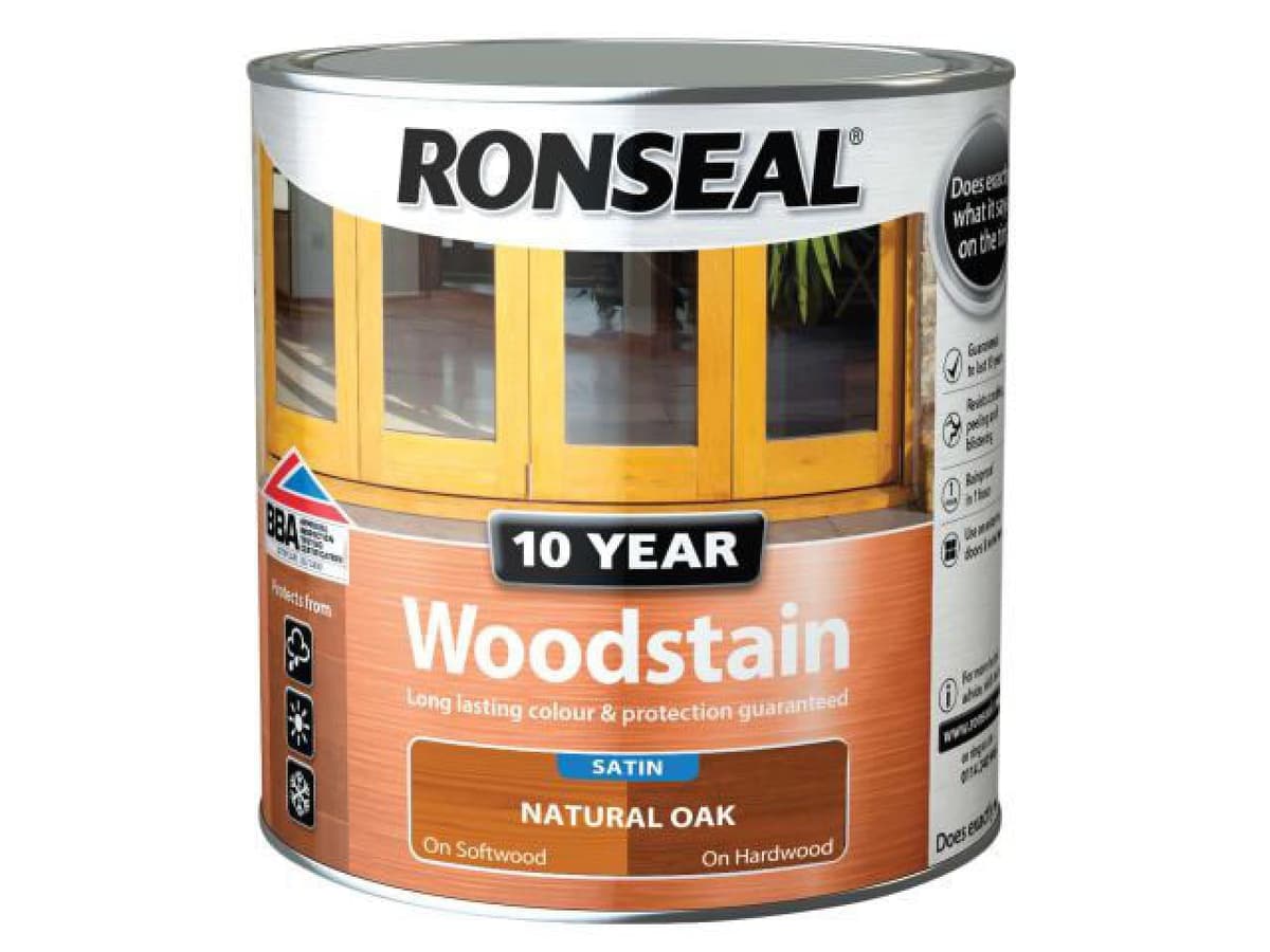 RONSEAL NATURAL OAK 10 YEAR WOODSTAIN 750ML