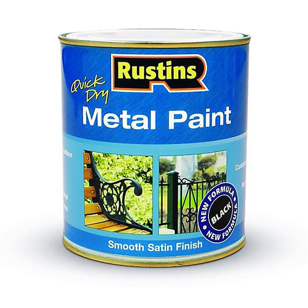 Rustins Metal Paint Silver 250ml