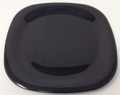 EDGO Melamine Black Colour - Square 8.5inch