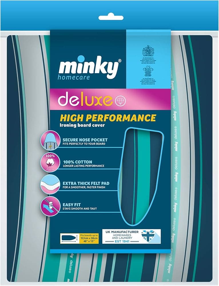 Minky Duluxe High Performance Iron Board Cover 122cmx38cm